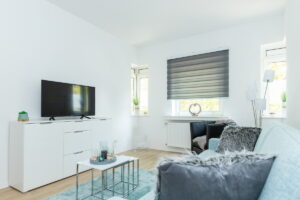 Wohnzimmer Gästewohnung Bahnhofstraße 11