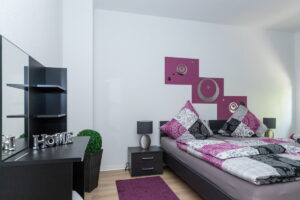 Schlafzimmer Gästewohnung Bahnhofstraße 11