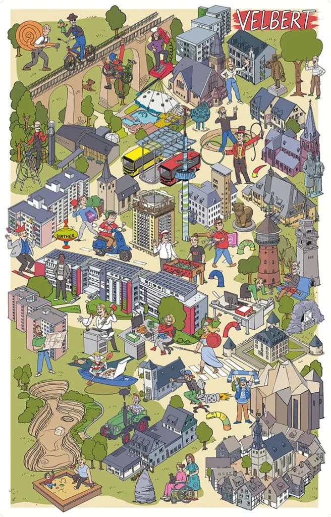 Wobau Velbert | Illustration Velbert